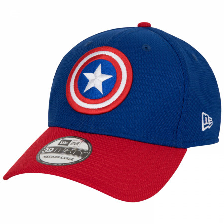 Captain America Red Blue 39Thirty Baseball Cap